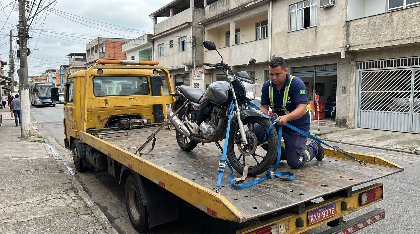 Auxílio para Moto no Local no Brejaru, Palhoça‑SC