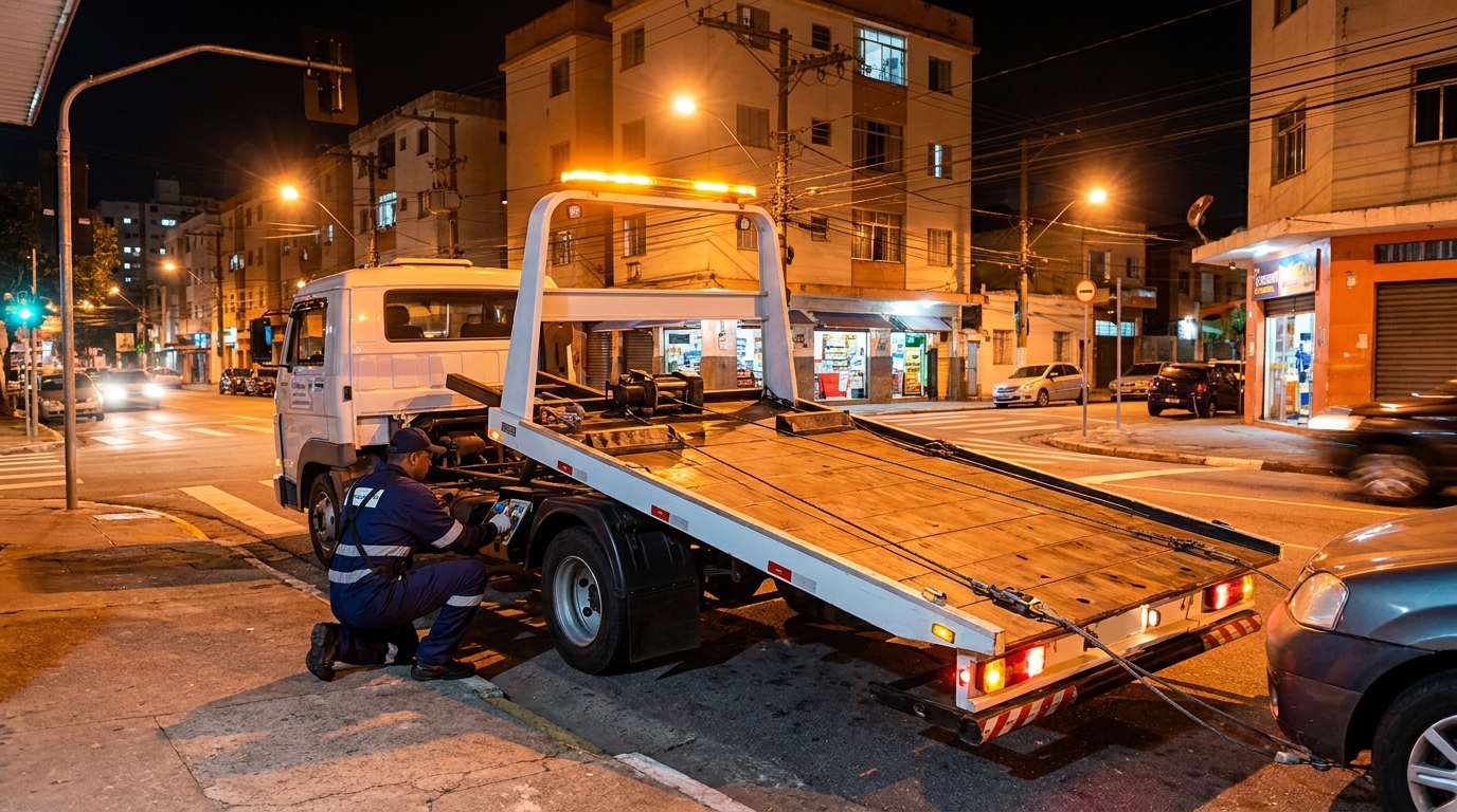 Guincho 24h profissional na Ponta do Papagaio, Palhoça‑SC