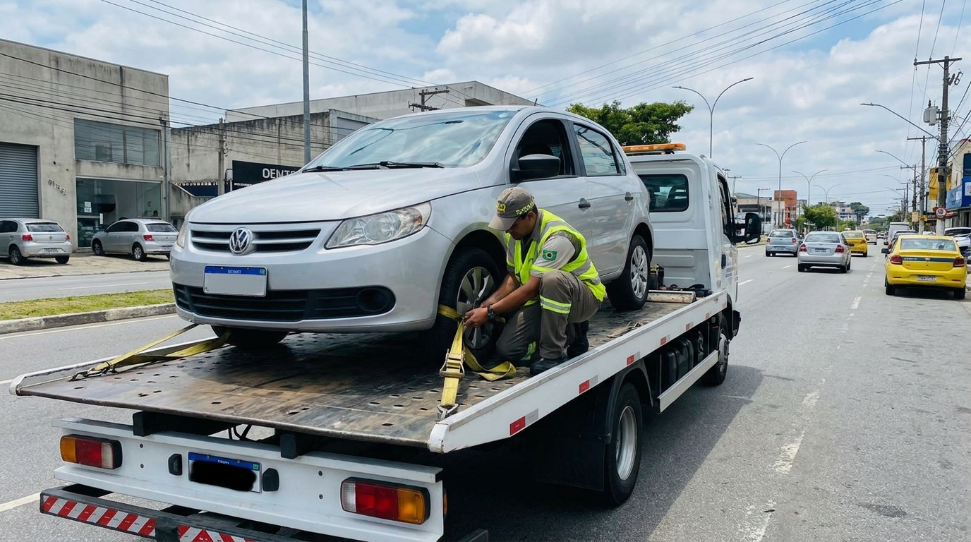 Recolhimento após Colisão no Aririú, Palhoça‑SC
