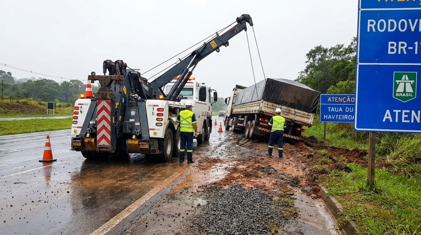 Socorro em Rodovias na Ponte do Imaruim, Palhoça‑SC