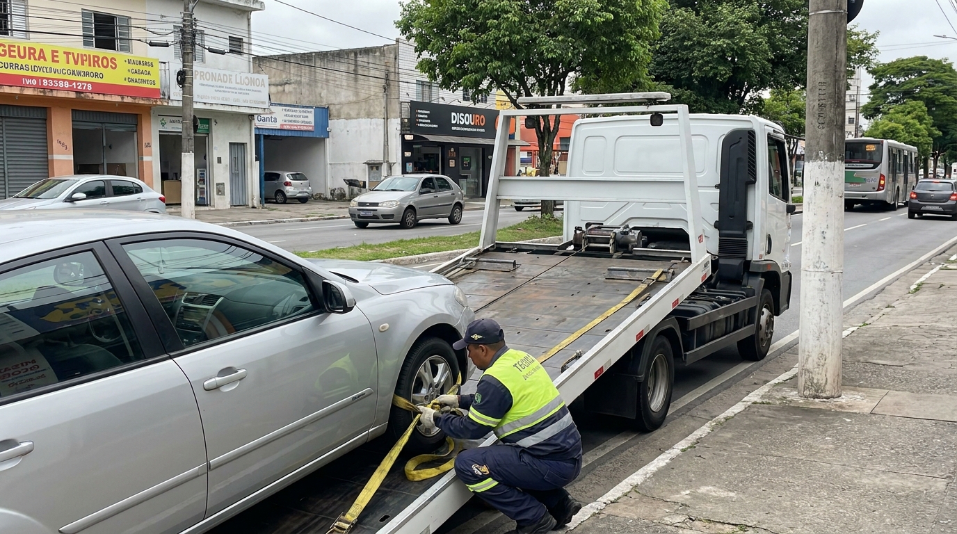 Transporte de Automóvel no Aririú, Palhoça‑SC